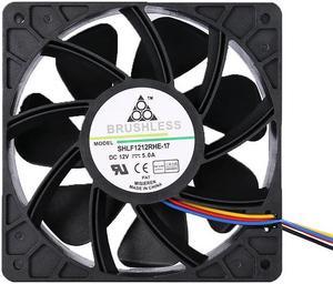 7500RPM High Speed DC12V Violence Miner Cooling Fan,Dual power port,4pin pwm Connector fan for S7 S9