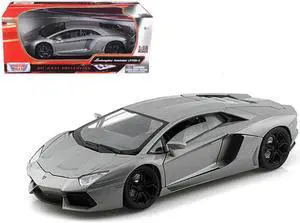 Motormax 79154gry Lamborghini Aventador LP700-4 Grey 1-18 Diecast Car Model