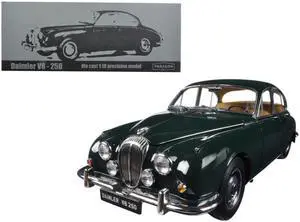 1967 Daimler V8-250 British Racing Green Left Hand Drive 1/18 Diecast Model Car by Paragon