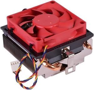 CPU Cooler With Aluminum Heatsink & 4-Pin PWM 70mm 3500 RPM Fan With Pre-Applied Thermal Paste For AMD Socket FM2 FM1 AM3 AM2 1207 940 939 754 Desktop PC Computer