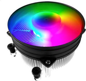 TRONWIRE TW-25 RGB LED CPU Cooler With Aluminum Heatsink & 4-Pin PWM 92mm Fan With Pre-Applied Thermal Paste For AMD Socket AM5 AM4 Desktop PC Computer