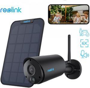 Reolink Trackmix Series M22 with Solar Panel 2 2K Smart WiFi Battery Camera  with Auto-Zoom Tracking, Dual-Band WIFI 