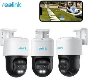 Reolink 3PcsTrackmix PoE 8MP Dual-Lens PTZ Camera with Motion Tracking, Wide-Angle & Telephoto Lenses