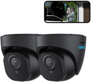 Reolink  2pcs RLC-820A Black Smart 4K Ultra HD PoE Camera with Person/Vehicle Detection
