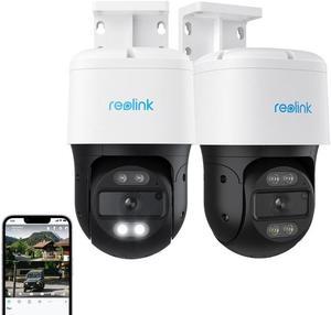 Reolink  2pcs RLC-830A Smart 4K PT PoE Security Camera with Auto Tracking, Color Night Vision