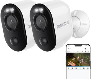 Reolink  2pcs Argus 3 Ultra 4K Battery/Solar-Powered Standalone WiFi Camera with Color Night Vision