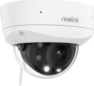 REOLINK 4K PoE Security Camera with Spotlights, 5X Optical Zoom, Outdoor Camera with Color Night Vision, Two-Way Talk, Human/Vehicle/Animal Detection, IK10 Vandalproof, No PT Supported,  RLC-843A