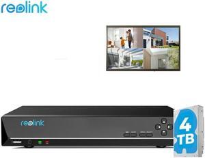 Reolink 16 Channel 4K PoE NVR Support 4K/8MP 5MP 4MP PoE/WiFi Cameras with 4TB HDD Network Video Recorder RLN16-410 Reolink 16 Channel 4K PoE NVR Support 4K/8MP 5MP 4MP PoE/WiFi Cameras with 4TB HDD Network Video Recorder RLN16-410