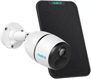 Reolink Go Plus with Black Solar Panel 4G LTE Cellular Security Camera Outdoor, Wireless Solar-Powered w/ Rechargeable Battery, 4MP Night Vision, Smart Person/Vehicle Detection, Time Lapse