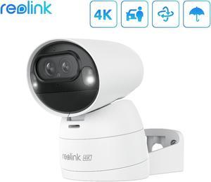 Reolink 4K HD 8MP WiFi Solar Battery Camera with Auto-Zoom Tracking Pan, Tilt & 6X Hybrid Zoom, Two Way Audio, Color Night Vision, Dual Lens Wireless Camera Argus Track