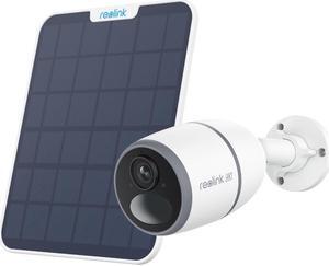 Reolink 4K 8MP Smart 4G LTE Battery Powered Solar Camera Night Vision, Person Vehicle Animal Detection Go Ultra with 6W Solar Panel