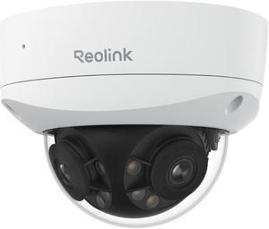 Reolink 4K 8MP UHD IK10 Vandal-Proof PoE IP Camera with 180° Panoramic View