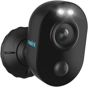 Reolink Lumus Black, Upgraded 2K 4MP Outdoor Security Plug in Camera with Spotlights, 2.4/5GHz Dual-Band WiFi, Smart Person/Vehicle/Animal Detection with Instant Alerts, Two-Way Talk, Local Storage