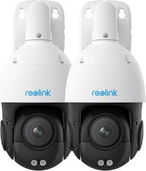 Reolink RLC-823S2 4K 8MP PTZ PoE Security Camera 16X Optical 3D Zoom with Auto Tracking Color Night Vision 360° Person Vehicle Animal Detection 24/7 Recording IP66 Weatherproof Smart IP Camera