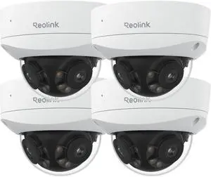 Reolink Duo 3V PoE 8K 16MP 180° Dual-Lens PoE IP Camera, IK10 Vandal-Proof, Person/Vehicle/Animal Detection, Spotlight Color Night Vision, IP67 Weatherproof 4 Cameras Reolink Duo 3V PoE 8K 16MP 180° Dual-Lens PoE IP Camera, IK10 Vandal-Proof, Person/Vehicle/Animal Detection, Spotlight Color Night Vision, IP67 Weatherproof 4 Cameras