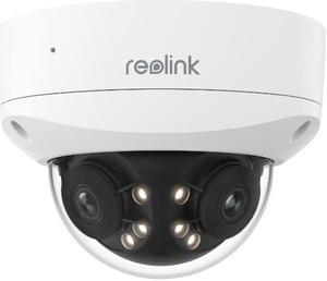 Reolink Duo 2V PoE 4K 8MP 180° Dual-Lens PoE IP Camera, IK10 Vandal-Proof, Person/Vehicle/Animal Detection, Spotlight Color Night Vision, 2 Way Talk, IP67 Weatherproof