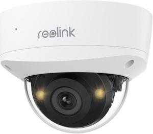 REOLINK RLC-540A Outdoor PoE Security Camera, 5MP Turret Surveillance Camera, 2.8mm Lens, 130° Diagonal, IK10 Vandal Proof, Smart Detection, Color Night Vision, 2-Way Audio, IP67 Weatherproof