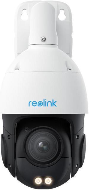 Reolink RLC-823S1 4K 8MP PoE Camera 360° Auto-Tracking with 5X Optical Zoom Color Night Vision Person/Vehicle/Animal Detection IP66 Weatherproof Pan Tilt Camera