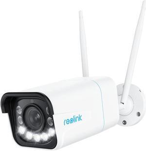 Reolink RLC-811WA Smart 4K UHD Wi-Fi 6 Security Camera with Color Night Vision 2.4/5 GHz Dual-Band Wi-Fi 5X Optical Zoom