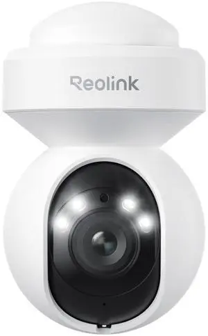 Reolink E1 Outdoor, 5MP HD PTZ WiFi Outdoor Security Camera with Motion Spotlights, Auto Tracking, 2.4/5GHz WiFi, Color Night Vision, 3X Optical Zoom, Smart Human/Vehicle Alerts, Waterproof