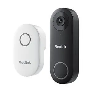REOLINK Doorbell Camera Wired, Smart WiFi Video Doorbell w/Chime, 5MP Ultra HD Night Vision, 180 Wide Angle Motion Human Detection, 5G/2.4GHz WiFi, 2 Way Talk, Local Storage Works w/Google Assistant
