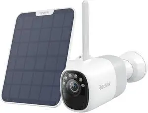 Reolink 2K Wireless Battery Outdoor Security Camera, ColorX Night Vision, Wi-Fi 6, 10s Pre-recording With Solar Panel 2 6W