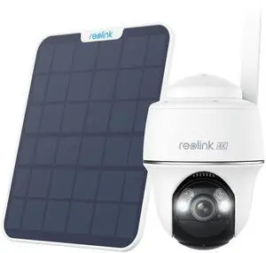 Reolink 4G LTE Outdoor Security Camera, 4K 8MP, Battery/Solar Power, Pan & Tilt, Go PT Ultra with Solar Panel 2