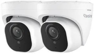 2pcs Reolink 5MP Outdoor Security Camera, Smart Human/Vehicle Detection PoE IP Camera, work with Google Assistant, Time-Lapse, 256GB Micro SD Storage for 24/7 Recording (not Included), RLC-520A 2pcs Reolink 5MP Outdoor Security Camera, Smart Human/Vehicle Detection PoE IP Camera, work with Google Assistant, Time-Lapse, 256GB Micro SD Storage for 24/7 Recording (not Included), RLC-520A