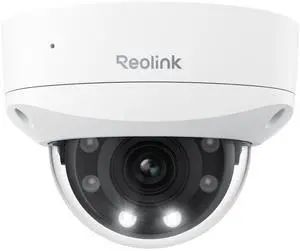 REOLINK 4K PoE Security Camera with Spotlights, 5X Optical Zoom, Outdoor Camera with Color Night Vision, Two-Way Talk, Human/Vehicle/Animal Detection, IK10 Vandalproof, No PT Supported,  RLC-843A