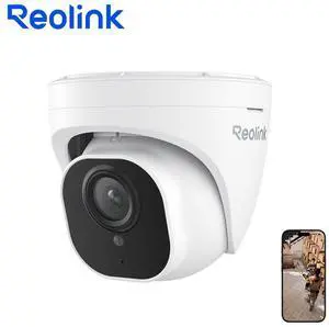 Reolink 8MP 4K Outdoor PoE Security Camera, IP67 Waterproof, Up to 256GB microSD Card, Audio Recording, Person/Vehicle/Animal Detection