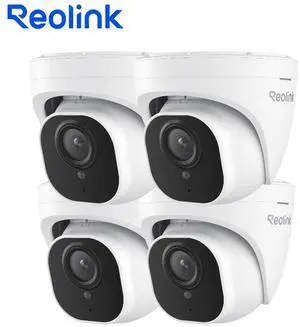 Reolink 4pcs RLC-520A, 5MP Outdoor Security Camera, Smart Human/Vehicle Detection PoE IP Camera, work with Google Assistant, Time-Lapse, 256GB Micro SD Storage for 24/7 Recording (not Included) Reolink 4pcs RLC-520A, 5MP Outdoor Security Camera, Smart Human/Vehicle Detection PoE IP Camera, work with Google Assistant, Time-Lapse, 256GB Micro SD Storage for 24/7 Recording (not Included)