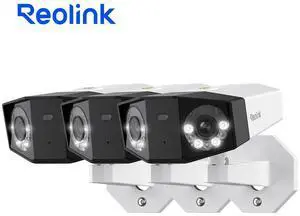 REOLINK Duo 2 PoE-3 Pack 4K PoE Security Camera System, IP Outdoor Camera in 180° FoV by Dual-Lens, Human/Vehicle/Pet Detection, Color Night Vision, Two Way Talk, Up to 256GB Micro SD Card REOLINK Duo 2 PoE-3 Pack 4K PoE Security Camera System, IP Outdoor Camera in 180° FoV by Dual-Lens, Human/Vehicle/Pet Detection, Color Night Vision, Two Way Talk, Up to 256GB Micro SD Card