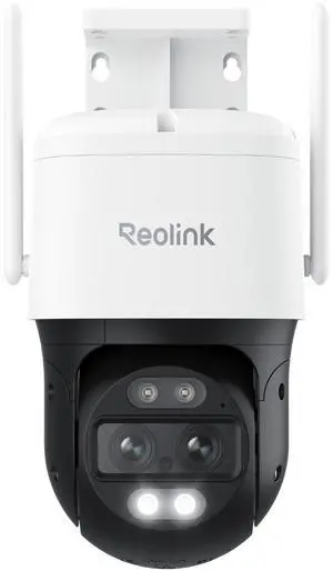 Reolink 4K 8MP Dual Lens Outdoor Security Camera, PTZ Camera with Auto Tracking, 2.4/5GHz WiFi Smart Person/Vehicle Detection, 6X Hybrid Zoom, Color Night Vision, TrackMix WiFi