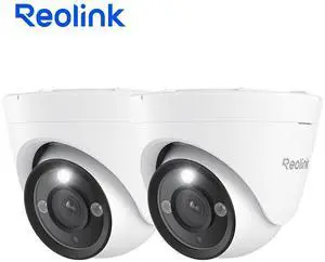 REOLINK RLC-833A-2Pack, 4K IP Security Camera Outdoor System,  700lm Color Night Vision Two-Way Talk 3X Optical Zoom, Human/Vehicle/Pet Detection, Up to 256GB SD Card