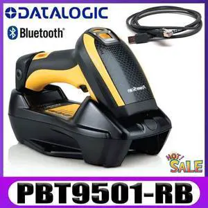 Datalogic PowerScan PBT9501-RB 2D USB Cordless Bluetooth Barcode Scanner Imager