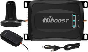 HiBoost Travel 4G 2.0 Cell Phone Signal Booster for Car and Truck - C27G-5S-BTW