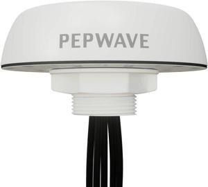 Peplink Mobility 42G, 7-in-1 5G Ready 4x Cellular and 2x Wi-Fi Antenna with GPS Receiver, IP68, SMA, 6ft,  White | ANT-MB-42G-S-W-6.