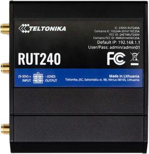 Teltonika RUT2400AU 4G LTE Industrial Router with Wi-Fi for AT&T, T-Mobile and Verizon