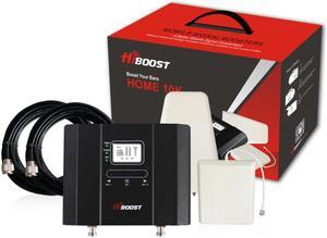 HiBoost Home 15K LCD Cell Phone Signal Booster Covers Up To 15,000 sq ft - F20G-5S-LCD