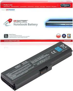 DR. BATTERY PA3817U-1BRS Battery Compatible with Toshiba Satellite C670 C675 L600 L650 L700 L750 Battery PA3817U-1BAS PA3818U-1BRS PA3819U-1BRS PA3816U-1BAS [10.8V / 48Wh]