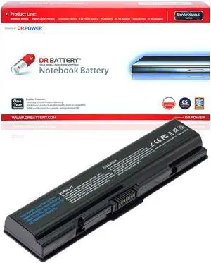 DR. BATTERY PA3534U-1BRS PA3533U-1BRS Replacement for Toshiba Satellite A205 A300 L300 L500 L505 L550 L555 Pro L300 Series PA3535U-1BRS PA3535U-1BAS PABAS174 PABAS098 PABAS097 [10.8V / 48Wh]