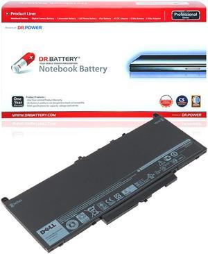 DR. BATTERY J60J5 Laptop Battery Compatible with Dell Latitude E7270 E7470 Series MC34Y 0F1KTM 0MC34Y 0PDNM2 1W2Y2 242WD 451-BBSU 451-BBSX 451-BBSY F1KTM GG4FM J6oJ5 NJJ2H [7.4V / 53Wh]