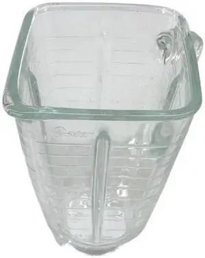 Sunbeam Oster Glass Blender Jar Sq Top 025843-000-000 Sunbeam Oster Glass Blender Jar Sq Top 025843-000-000