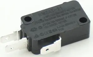 Supco Microwave Universal Door Switch, 3 Wire, 3/16" Terminals, 21 Amp 28QBP0491