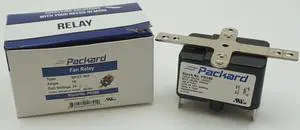 Packard SPST-NO Switching Fan Relay, 24 Coil Voltage, 18 Resistive Amps, PR360