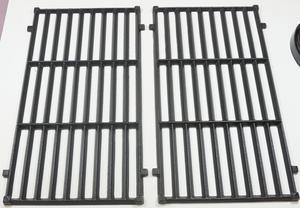 Gas Grill Cast Iron Cooking Grid for Weber, Set of 2, 17 7/16" x 20 1/2", 63832