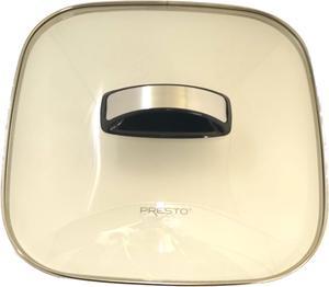 Presto Glass Cover Assembly for DiamondCoat Ceramic 12" Electric Skillet, 85983