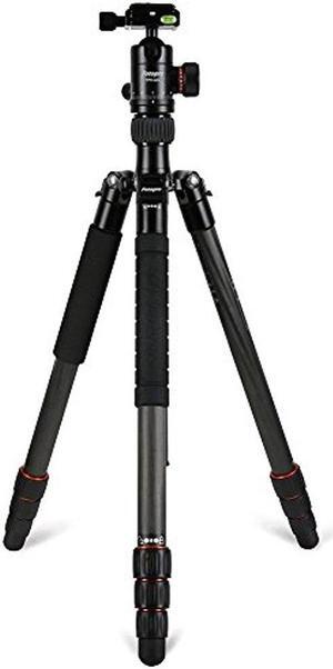 FotoPro X-Go Chameleon 4-Section Aluminum Tripod with FPH-52Q Ball Head, Black