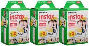 Fujifilm Instax Mini Instant Film (3 Twin Packs, 60 Total Pictures)