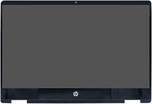 Screen Replacement for HP Pavilion x360 14M-DH 14-DH 14M-DH0003DX 14M-DH1003DX L51119-001 14" 1366x768 HD LCD Display Touch Screen Digitizer Assembly w/ Touch Control Board + Bezel